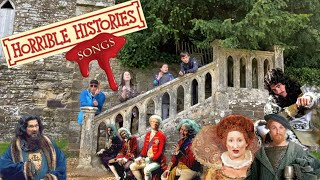 Horrible Histories Monarch Song  tackled by the Grandchildren and me [upl. by Harutek]