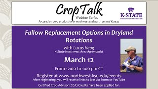 2024 CropTalk Cropping System Intensity Fallow Efficiency and Evaluating Fallow Alternatives [upl. by Tychonn923]