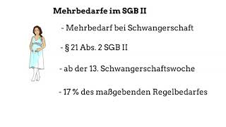 3 2 2 Sozialrecht Mehrbedarf Schwangerschaft [upl. by Naples332]