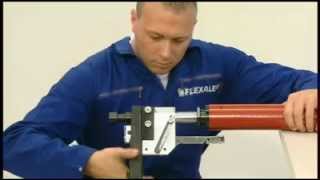 Flexalen PB Pipe  removing red oxygen barrier [upl. by Solberg]