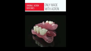 10 reasons why you should choose Acron for your thermoplastic denture [upl. by Lipfert]