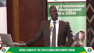 Dr Asenso outlines our vision for the upcoming ECOWAS Investment Forum 2024 [upl. by Llenrod]