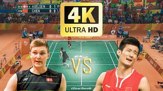 4K50FPS  MS  SF  Chen Long vs Viktor Axelsen  2016 Rio Olympics  Highlights [upl. by Stenger30]