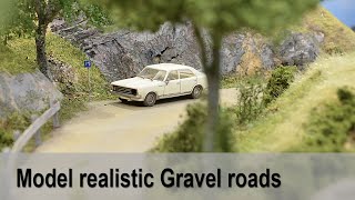 Model realistic gravel road [upl. by Kaitlyn]