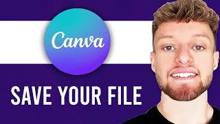 How To Save Your File in Canva Download Design To PC [upl. by Trumaine319]