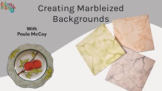 Creating Marbleized Backgrounds [upl. by Luamaj]