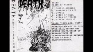 Death  Reign Of Terror FULL Demo 1984 1st Class CASSETTE RIP [upl. by Sum324]