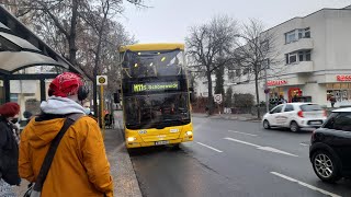 Kurze Mitfahrt im MAN DL 08 3422 von S Lichterfelde West bis Holbeinstraße im M11 [upl. by Lloyd]