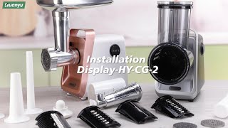 Huanyu Electric Cheese Grater Installation Video [upl. by Chansoo]