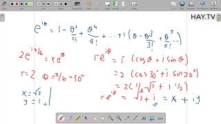 Eulers Formula  Complex Numbers  Rumus Euler  Bilangan kompleks  MATFIS [upl. by Eciened246]