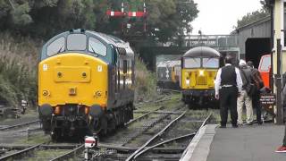 The Bodmin and Wenford Diesel gala 2016Featuring Colas 56078 24092016HD [upl. by Ekeiram]