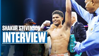 Shakur Stevenson Gives His Assessment On Performance Vs Artem Harutyunyan  PostFight Interview [upl. by Fredela]