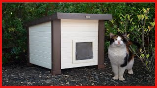 ecoFLEX Albany Outdoor Feral Cat House Multicolor [upl. by Anuaik]