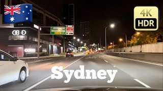 Sydney Australia 4K 60fps HDR City Suburbs Driving Tour Rothschild Avenue Rosebery To Rozelle [upl. by Otreblig]