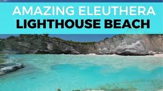 4K Lighthouse Beach 🇧🇸  Eleuthera Bahamas  I’ll Fly Away by Dennis Quaid [upl. by Anibla]