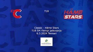 Classic  Häme Stars T18 SM Ylempi jatkosarja 632024 [upl. by Annez]