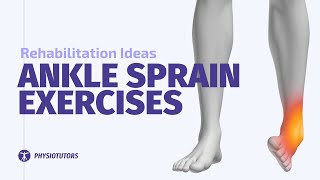 Ankle Sprain Rehab Exercises  Mobilisation Jumps Stability [upl. by Onfre]