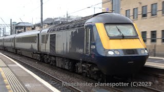 4K Evening Train Spotting At Haymarket Station On The 11042023 [upl. by Alvinia]