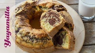 Ciambellone Marmorizzato  Marble Pound Cake Recipe [upl. by Hnirt]