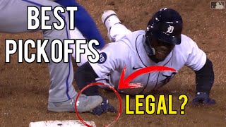 MLB  Faster Pickoffs Compilation [upl. by Agathe37]