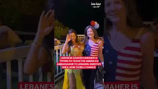 Lebanese dancer Samaher shares the joy of belly dance and bridges cultural connections [upl. by Russia]