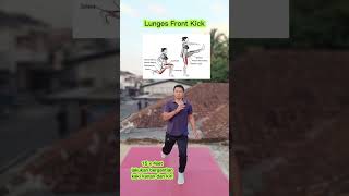 Gerakan Lunges Front Kick [upl. by Julius]