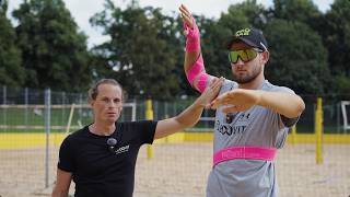 Funktionelles Athletiktraining für Beachvolleyballer  FLEXVIT x Team Sagstetter [upl. by Anglo]