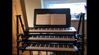 Playing BWV 645 on 3 keyboards as organ duet [upl. by Nikola]