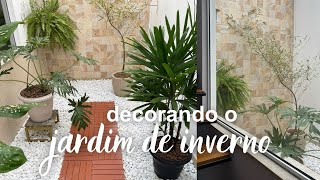 Como decorei meu jardim de inverno [upl. by Laux]