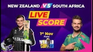 New Zealand vs South Africa Live Score World Cup 2023 [upl. by Yrot]