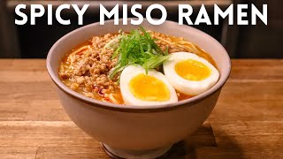 Creamy Spicy Miso Ramen in 15 Minutes [upl. by Akeimahs945]