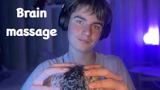 ASMR  15 minuten de fluffy mic cover masseren💆‍♂️ no talking [upl. by Hctub]