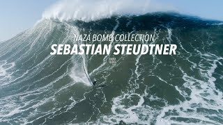 Sebastian Steudtner  Naza Bomb Collection 002  Drone Big Wave Nazaré  WAIT FOR IT [upl. by Airbmat]