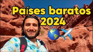 5 PAÍSES BARATOS PARA VIAJAR EN 2024  DESTINOS ECONÓMICOS [upl. by Naharba]