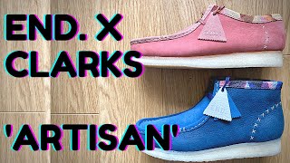 Wallabees Clarks x END Artisan BOTH PAIRS Review  ON FOOT 👏🏾 clarks wallabee onfeet [upl. by Boniface]