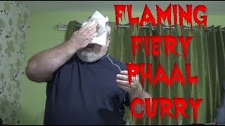 Morrisons Flaming Fiery Phaal Curry Challenge Hottest supermarket curry in the world [upl. by Tager]