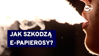 Epapierosy na celowniku Ministerstwa Zdrowia TVN24 [upl. by Jermain]