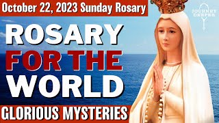 Sunday Healing Rosary for the World October 22 2023 Glorious Mysteries of the Rosary [upl. by Gleeson884]