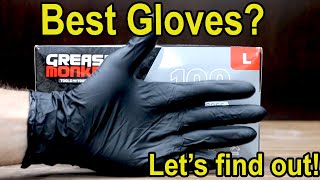 Best Gloves Nitrile vs Latex Venom Steel vs Grease Monkey Hardy Phantom Raven Gloveworks [upl. by Nnylyak]