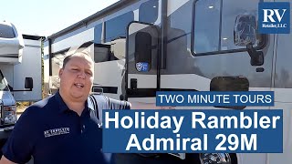 Holiday Rambler Admiral 29M Motorhome Tour with Matt’s RV Reviews [upl. by Yednarb833]