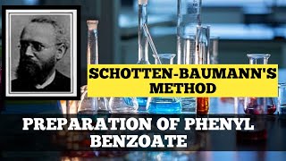 Preparation of phenyl benzoate by SchottenBaumanns method [upl. by Georgie]