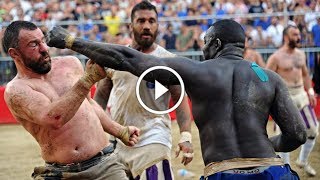 Calcio Storico Gladiator Fight Football [upl. by Ley]