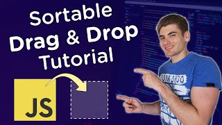 How To Build Sortable Drag amp Drop With Vanilla Javascript [upl. by Devy]