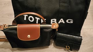 Three BEST LUXURY DUPES from AliExpress and Temu dupes luxury dior longchamps marcjacobs temu [upl. by Assiruam]