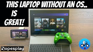 This Laptop with no OS works with everything Dopesplay DR158W [upl. by Alletse939]