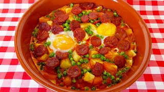 HUEVOS a La FLAMENCA o HUEVOS al PLATO  COCINA CONMIGO [upl. by Drummond]