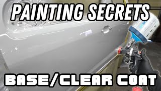 How to paint a BASE COATCLEAR COAT finish with amazing results [upl. by Nobel591]