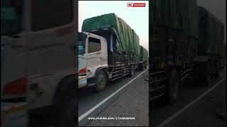 Full Trailer Trucks in Central Java heavydutytrucks bigtruck trucks [upl. by Reiss]