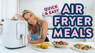 3 Easy AIR FRYER Dinner Recipes in under 20 MINS [upl. by Salkcin]