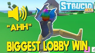 The BIGGEST Lobby In Strucid Battle Royale Roblox Fortnite [upl. by Anaigroeg74]